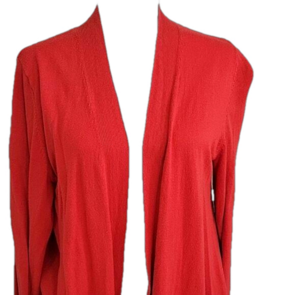 Old navy orange cardigan large - Picture 3 of 7